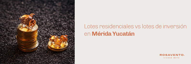 Terrenos residenciales vs lotes de inversión en Mérida Yucatán