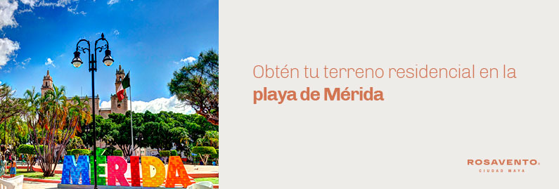 Obtén tu terreno residencial en la playa de Mérida